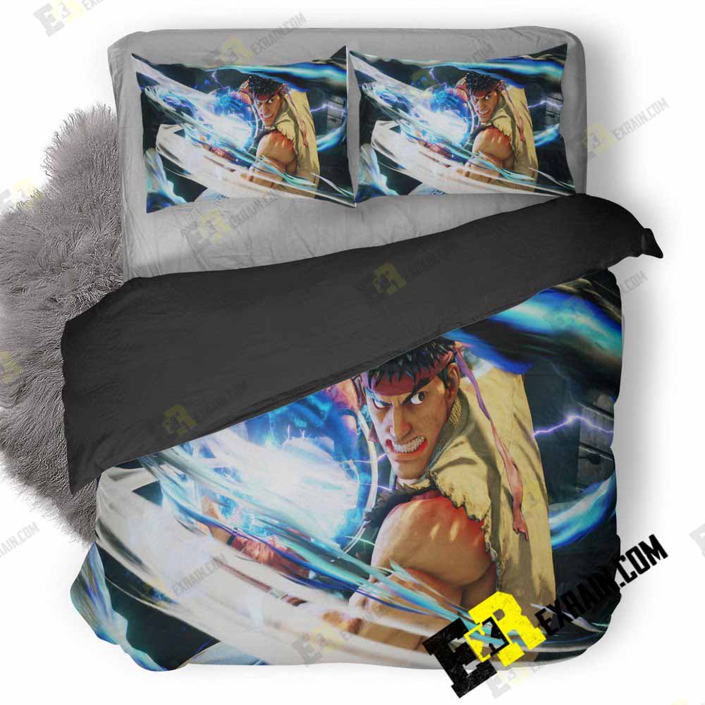 Ryu Street Fighter V 8G 3D Customized Duvet Cover Bedding Set