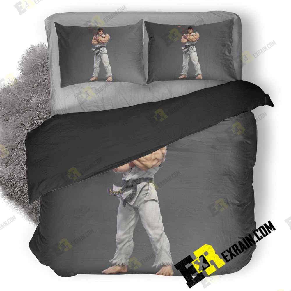 Ryu Super Smash Bros Ultimate Yc 3D Customized Duvet Cover Bedding Set