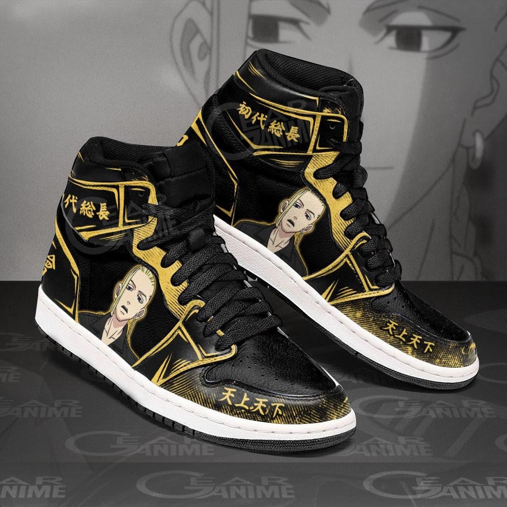Ryuguji Ken Draken JD1s Sneakers Anime Tokyo Revengers Shoes, Air Jordan Hightop