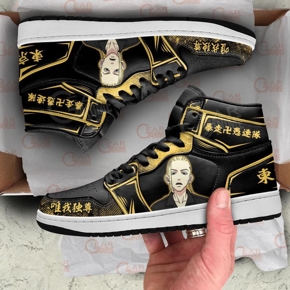 Ryuguji Ken Draken JD1s Sneakers Anime Tokyo Revengers Shoes, Air Jordan Hightop