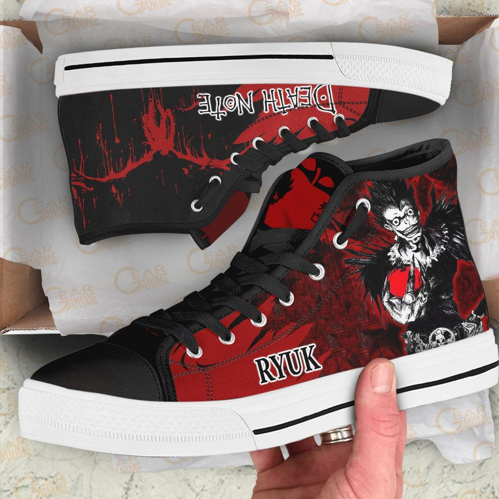 Ryuk High Top Shoes Custom Death Note Anime Sneakers