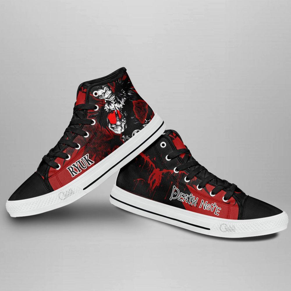 Ryuk High Top Shoes Custom Death Note Anime Sneakers