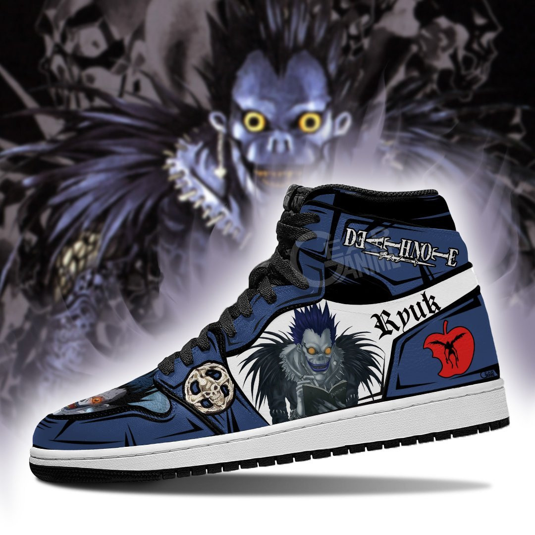 Ryuk JD1s Sneakers Death Note Anime Shoes Fan, Air Jordan Hightop