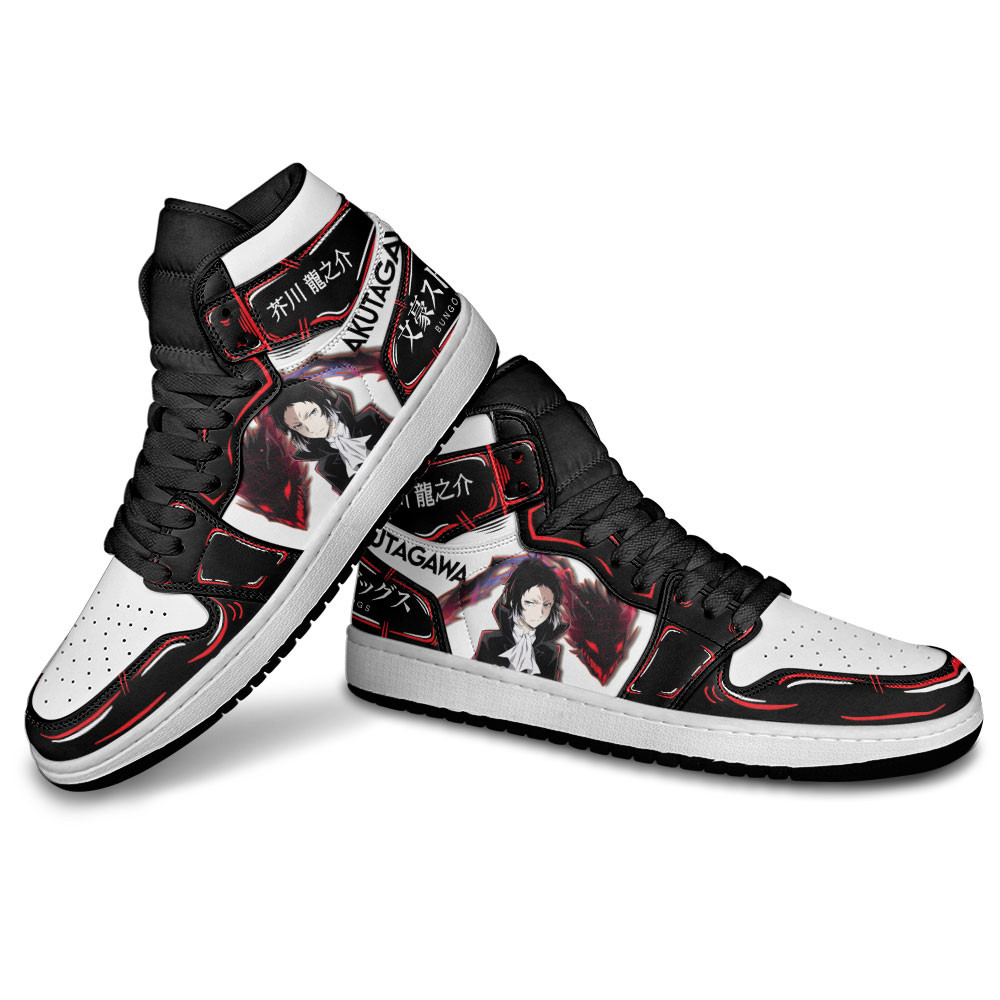 Ryunosuke Akutagawa JD1s Sneakers Bungo Stray Dogs Anime Shoes, Air Jordan Hightop
