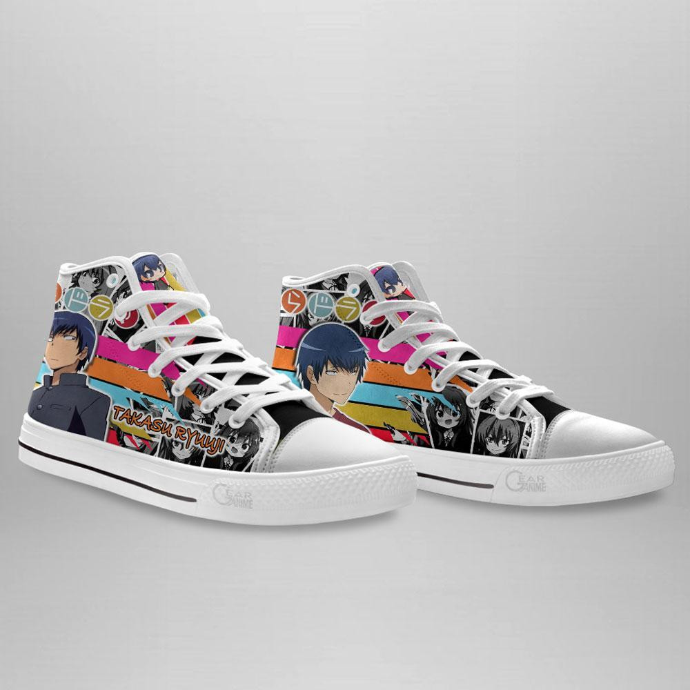 Ryuuji Takasu High Top Shoes Custom Anime Toradora Sneakers