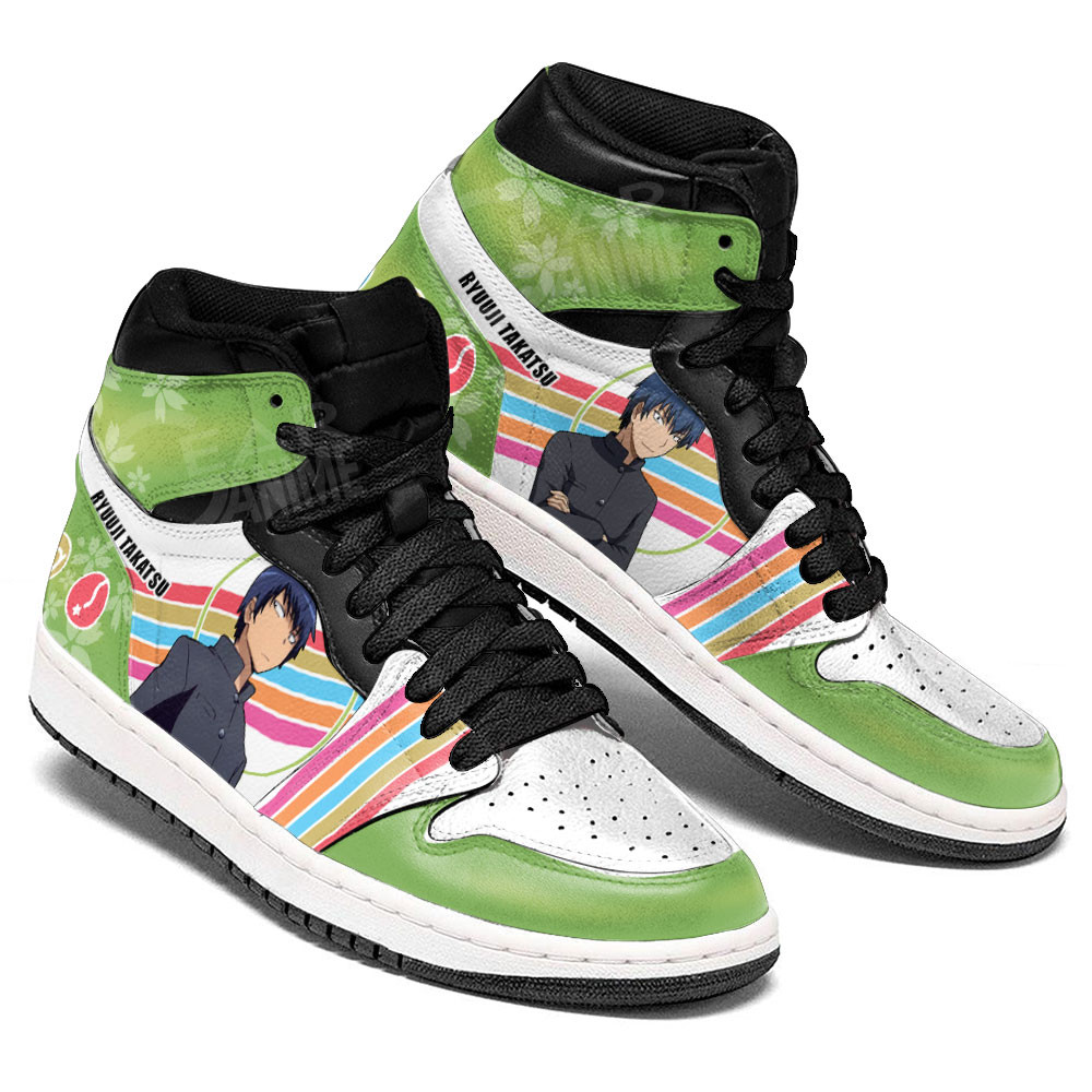 Ryuuji Takasu JD1s Sneakers Toradora Anime Shoes, Air Jordan Hightop