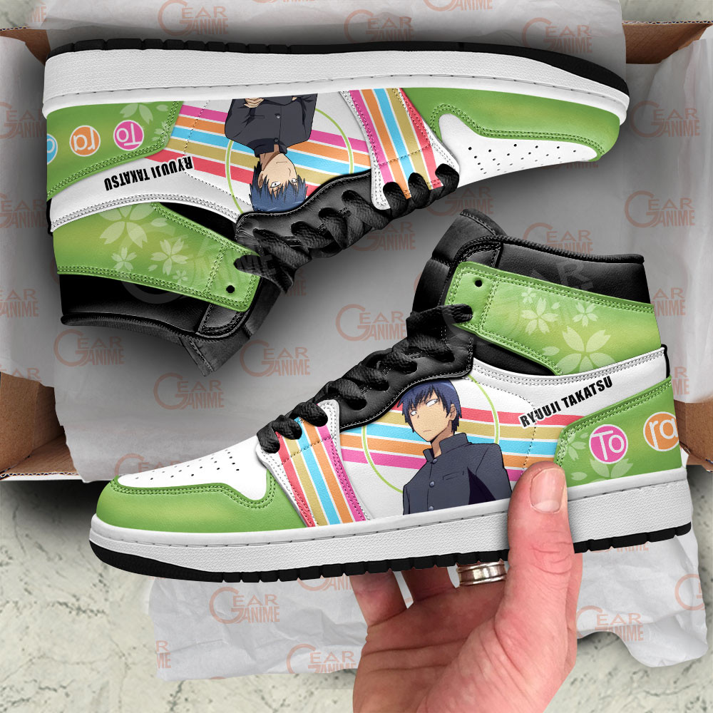 Ryuuji Takasu JD1s Sneakers Toradora Anime Shoes, Air Jordan Hightop