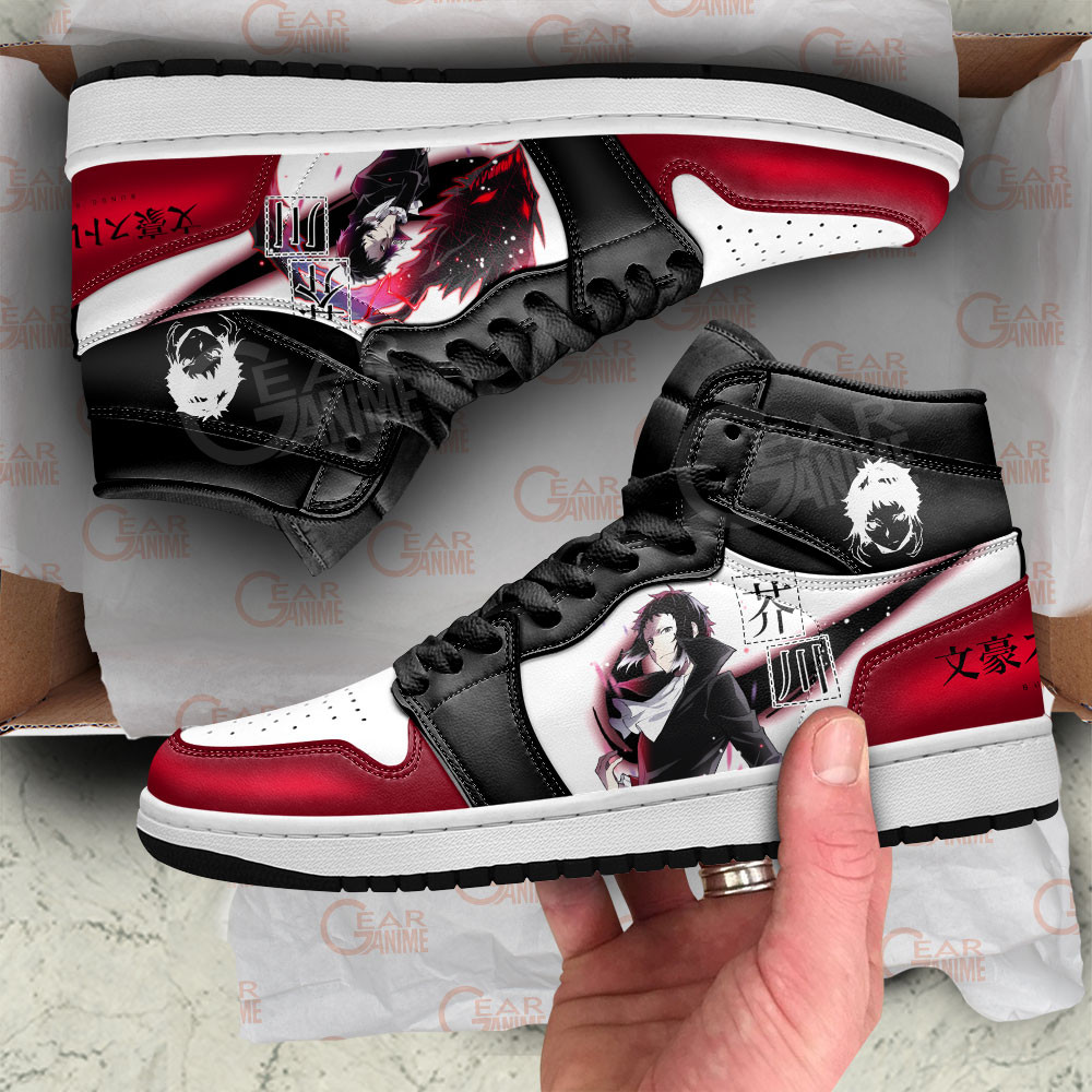 Ryuunosuke Akutagawa JD1s Sneakers Bungo Stray Dogs Anime Shoes, Air Jordan Hightop