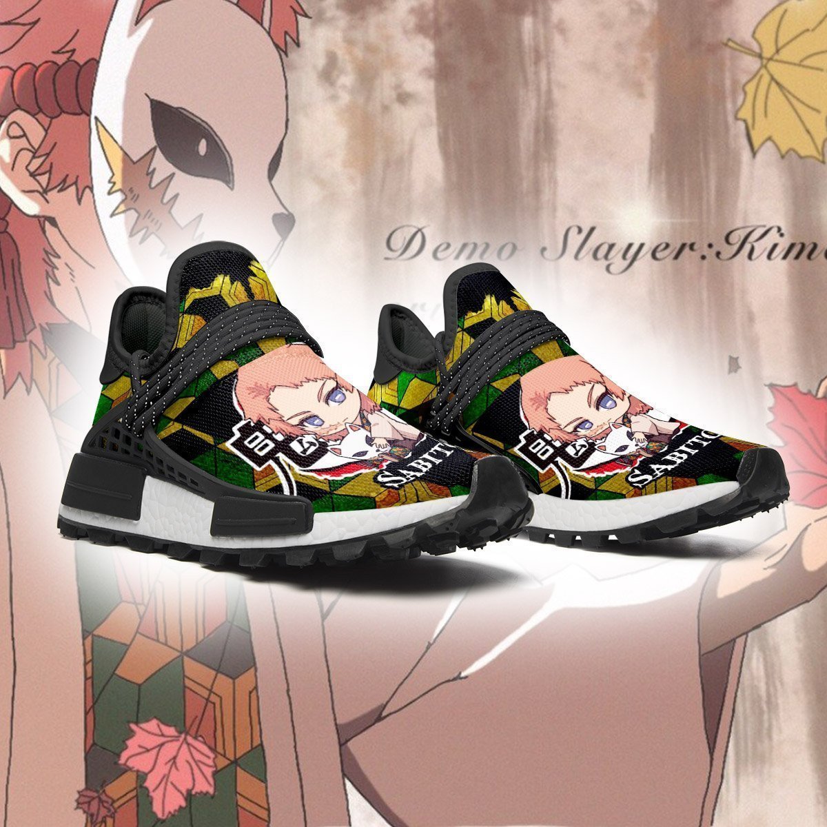 Sabito Shoes Demon Slayer Anime Sneakers, NMD Shoes