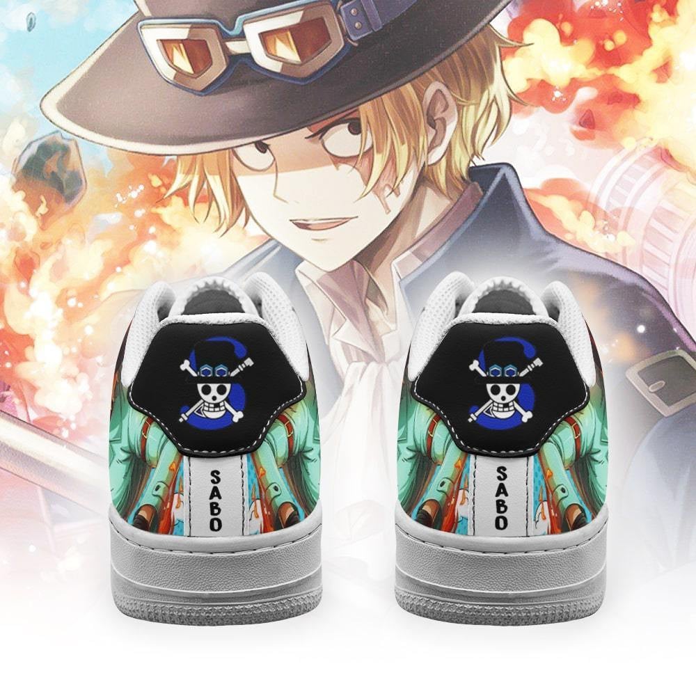 Sabo Air Sneakers Custom Anime One Piece Shoes