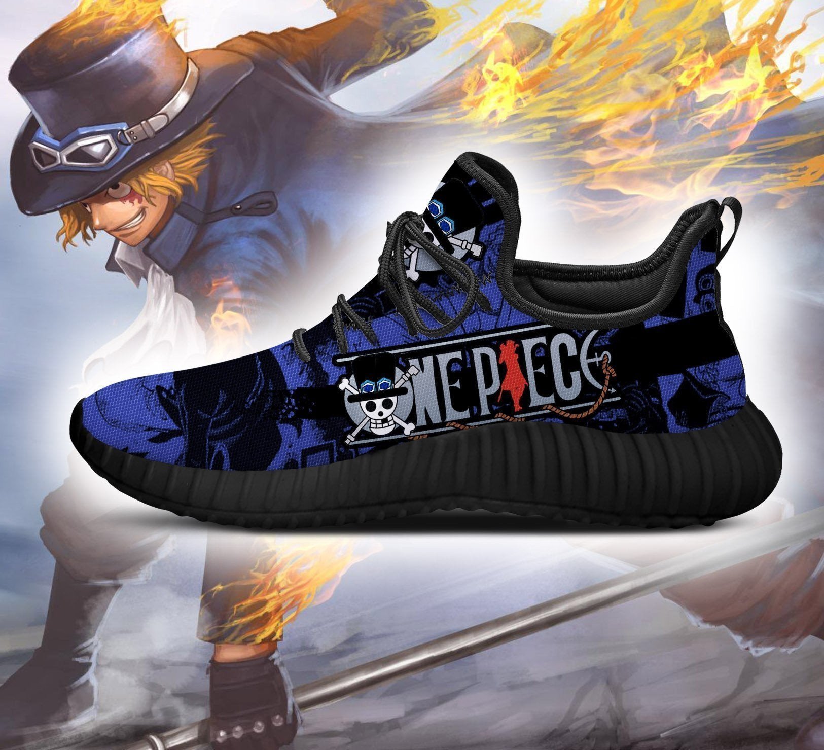 Sabo Reze Shoes One Piece Anime Shoes Fan Gift Idea