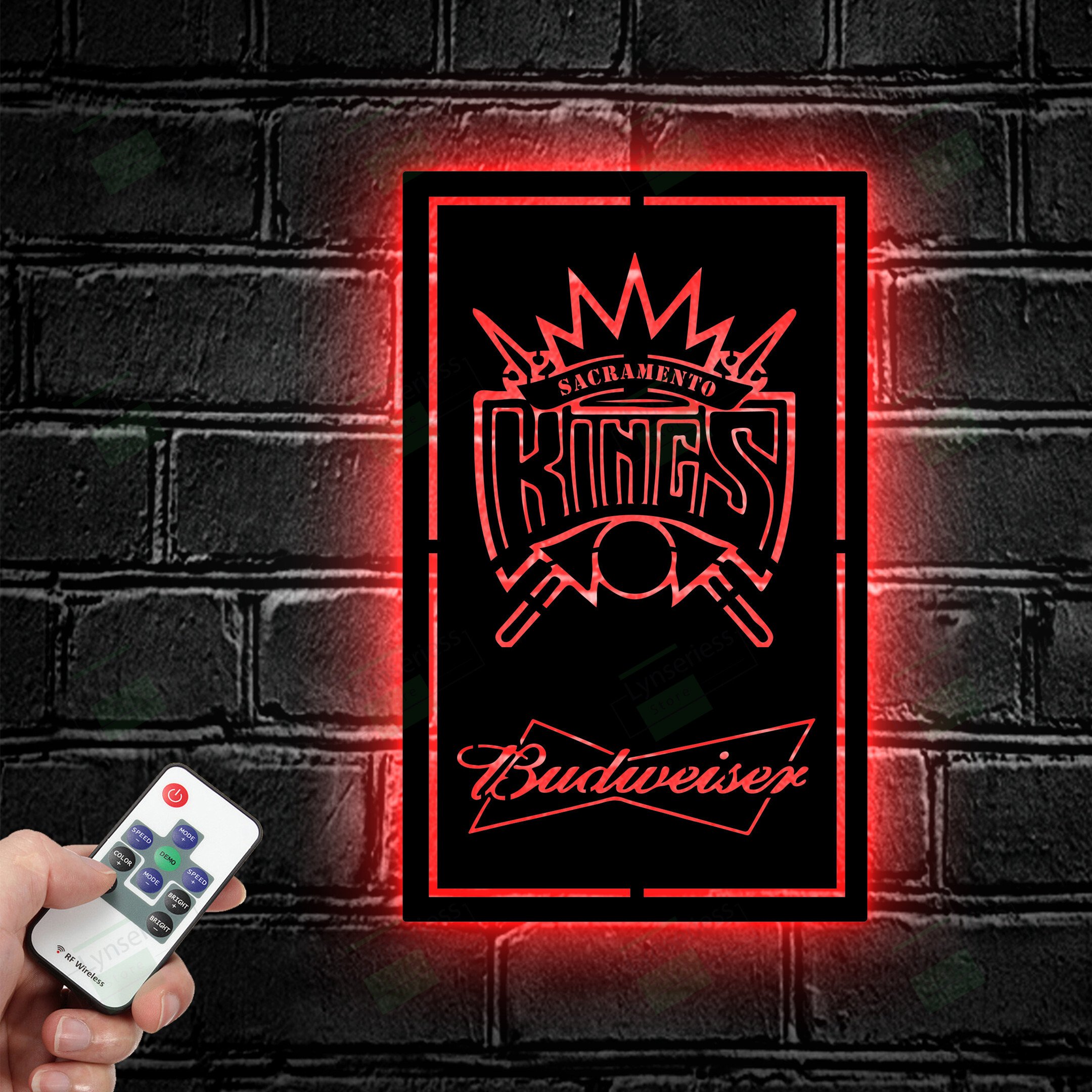 Sacramento Kings Budweiser Beer NBA Metal Sign – Led light sign