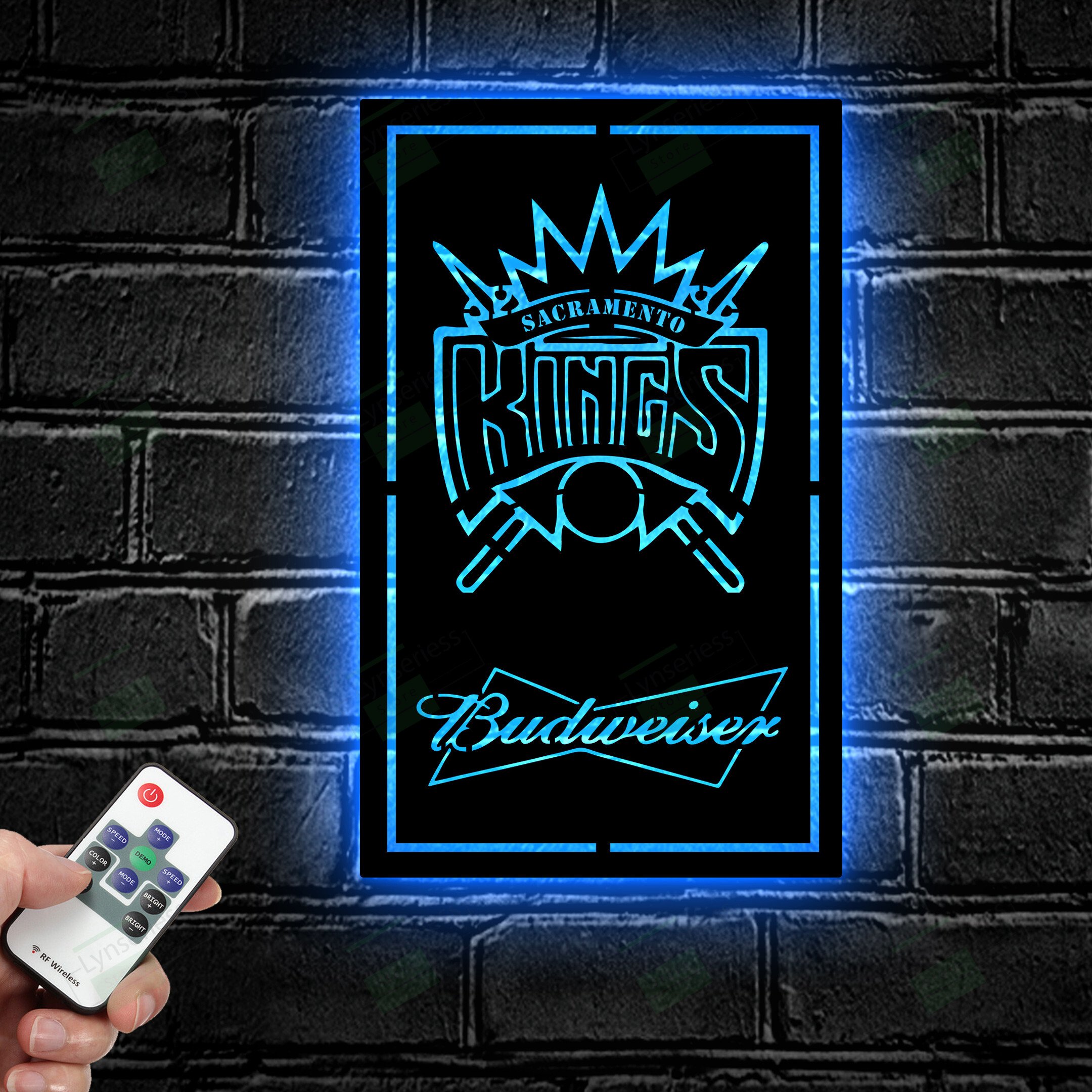 Sacramento Kings Budweiser Beer NBA Metal Sign – Led light sign