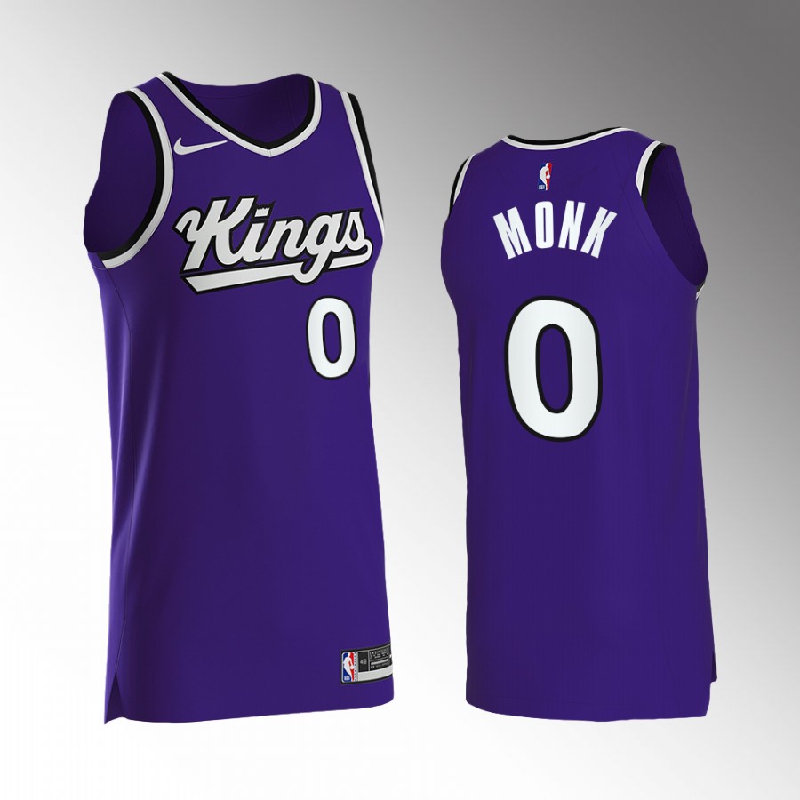 Sacramento Kings Malik Monk 2023-24 Icon Edition Purple #0 Jersey Swingman