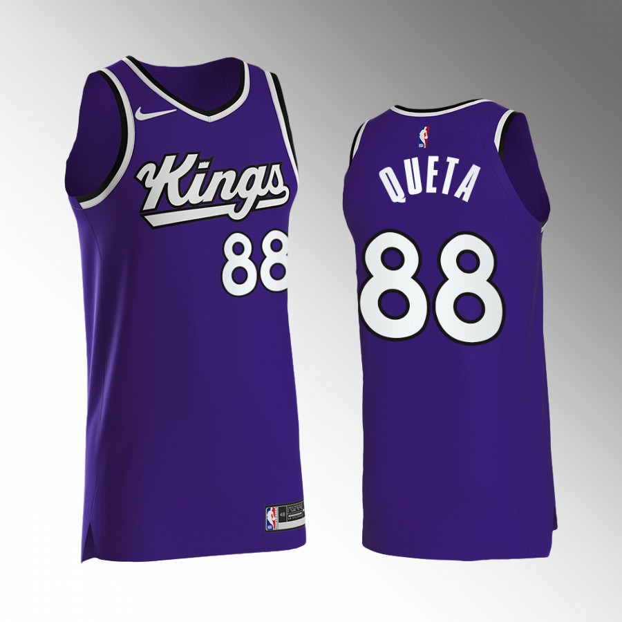 Sacramento Kings Neemias Queta 2023-24 Icon Edition Purple #88 Jersey Swingman