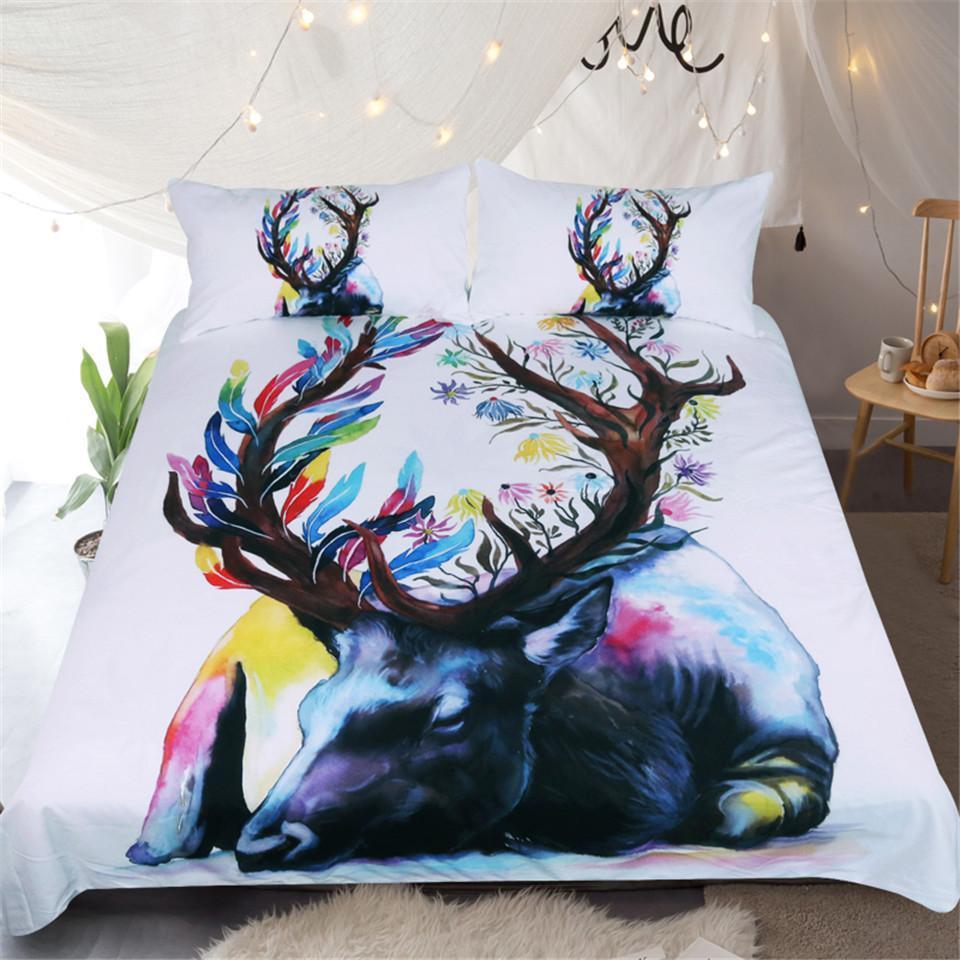 Sacred King By Pixie Cold Art Duvet Cover Bedding Set