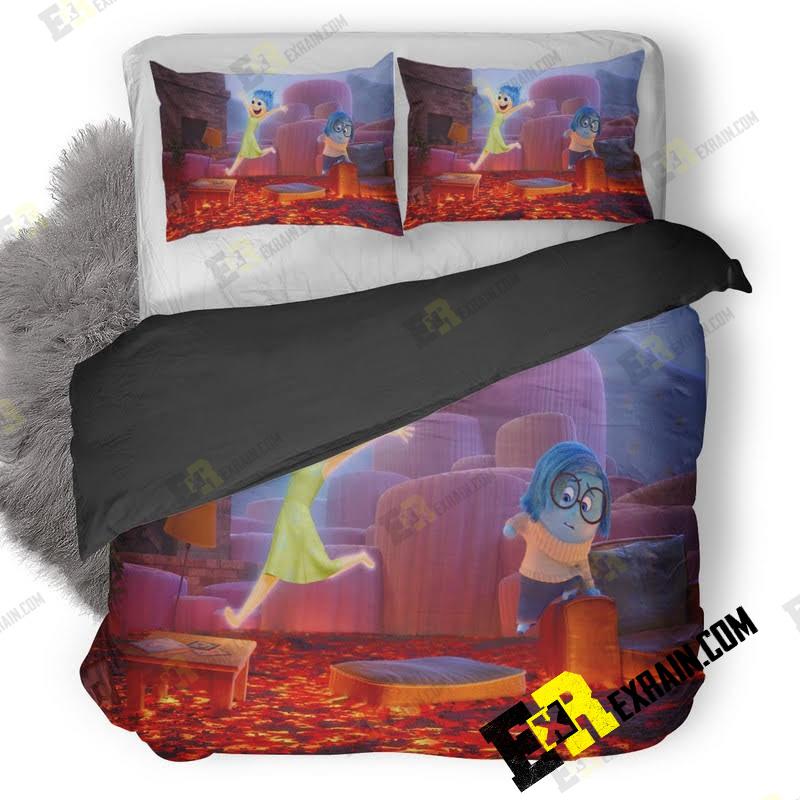 Sadness Inside Out Pic 3D Customized Duvet Cover Bedding Set