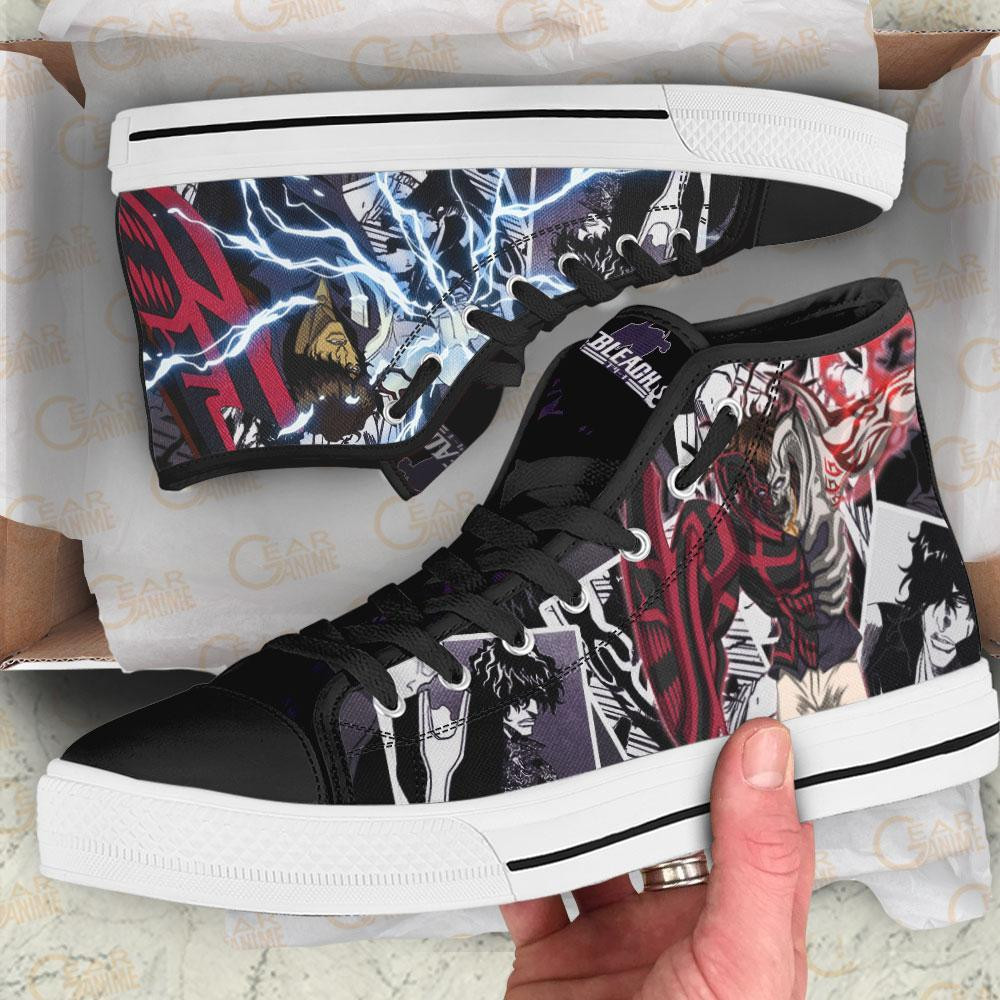 Sado Yasutora High Top Shoes Custom Bleach Anime Sneakers
