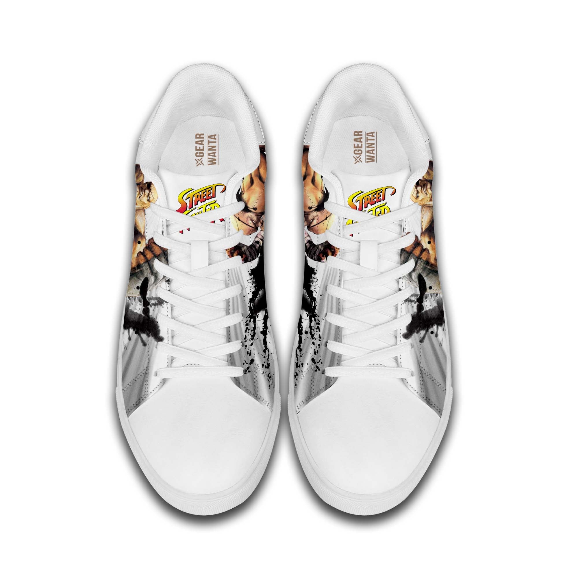 Sagat Skate Shoes Custom Street Fighter Game Shoes