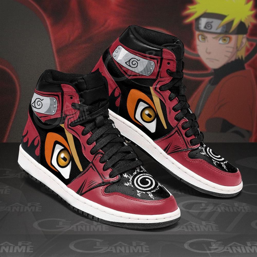 Sage Mode Eyes JD1s Sneakers Anime Shoes, Air Jordan Hightop