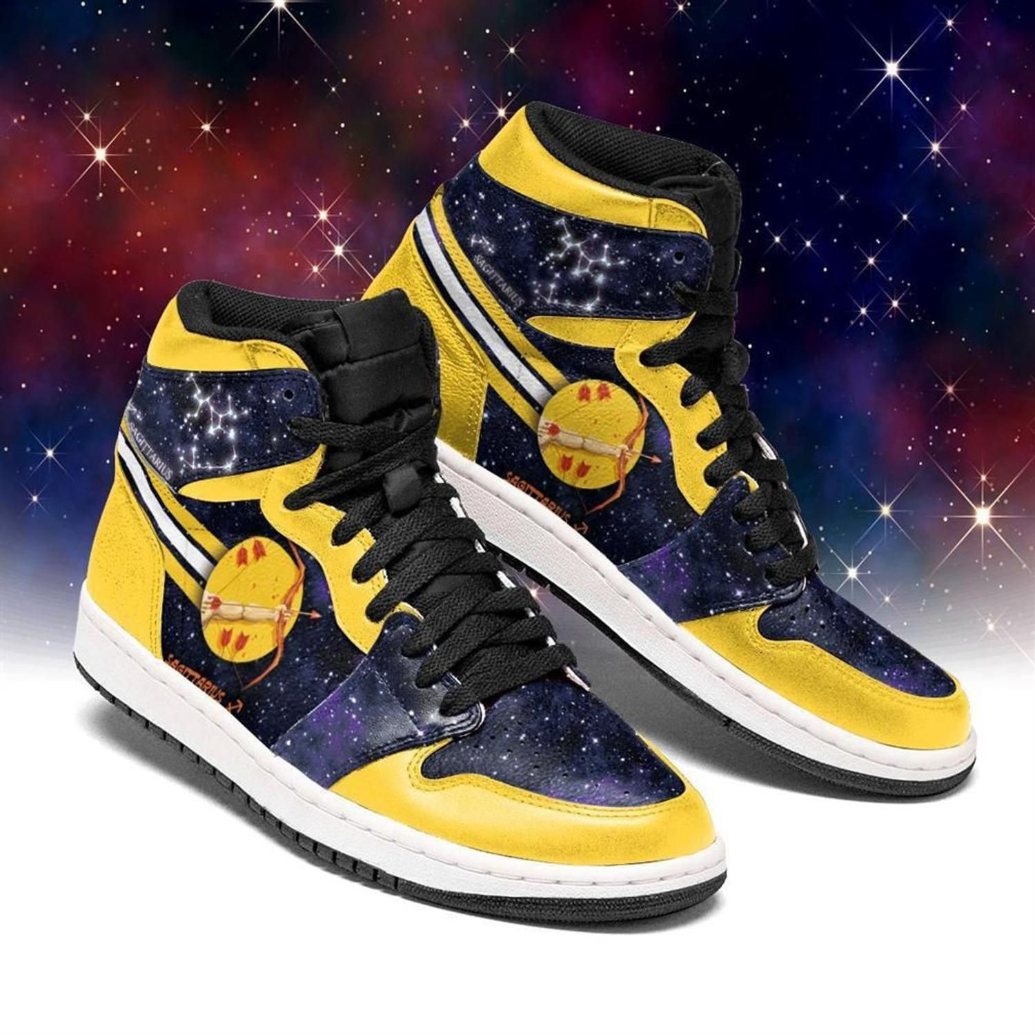 Sagtarius Zodiac High Top Air Jordan Sneaker, Air Jordan Hightop