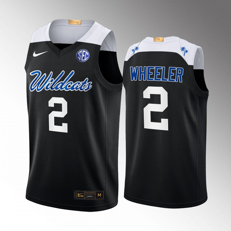 Sahvir Wheeler Kentucky Wildcats Black Jersey 2022-23 College Elite