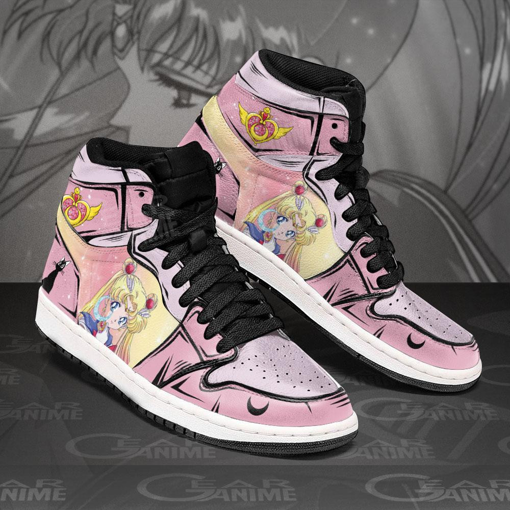Sailor JD1s Sneakers Anime Shoes, Air Jordan Hightop