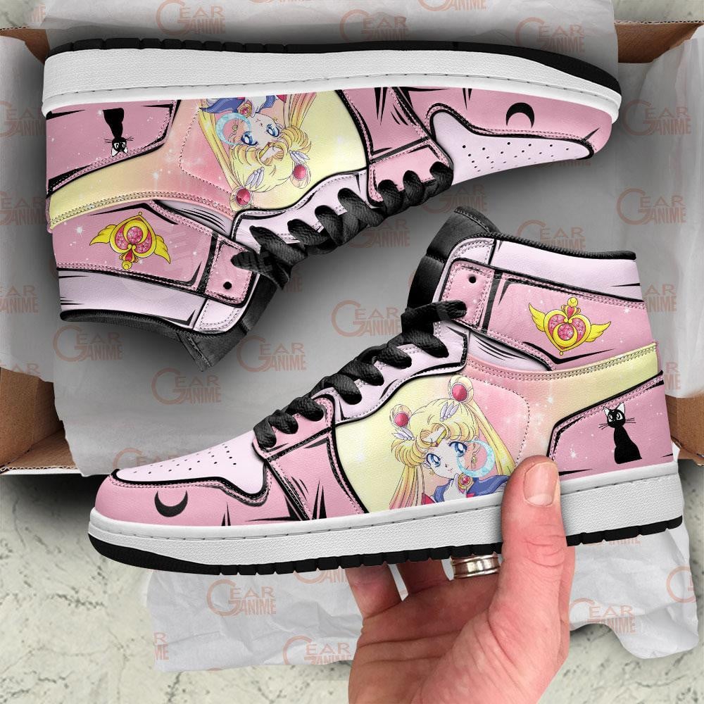 Sailor JD1s Sneakers Anime Shoes, Air Jordan Hightop