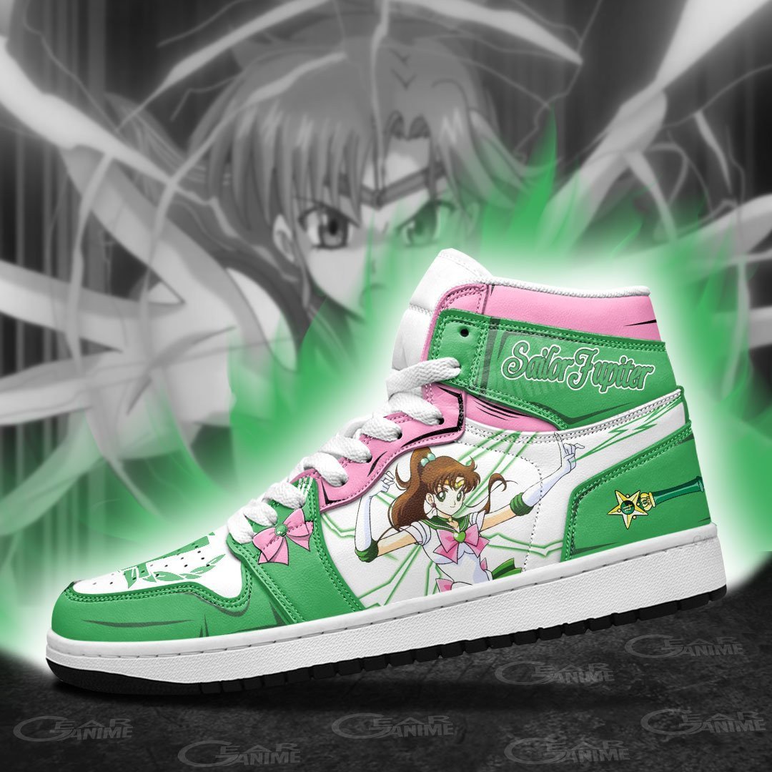 Sailor Jupiter Anime Shoes For Sailor Moon Fans, Air Jordan Hightop