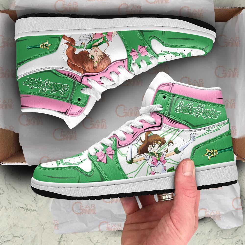 Sailor Jupiter Anime Shoes For Sailor Moon Fans, Air Jordan Hightop