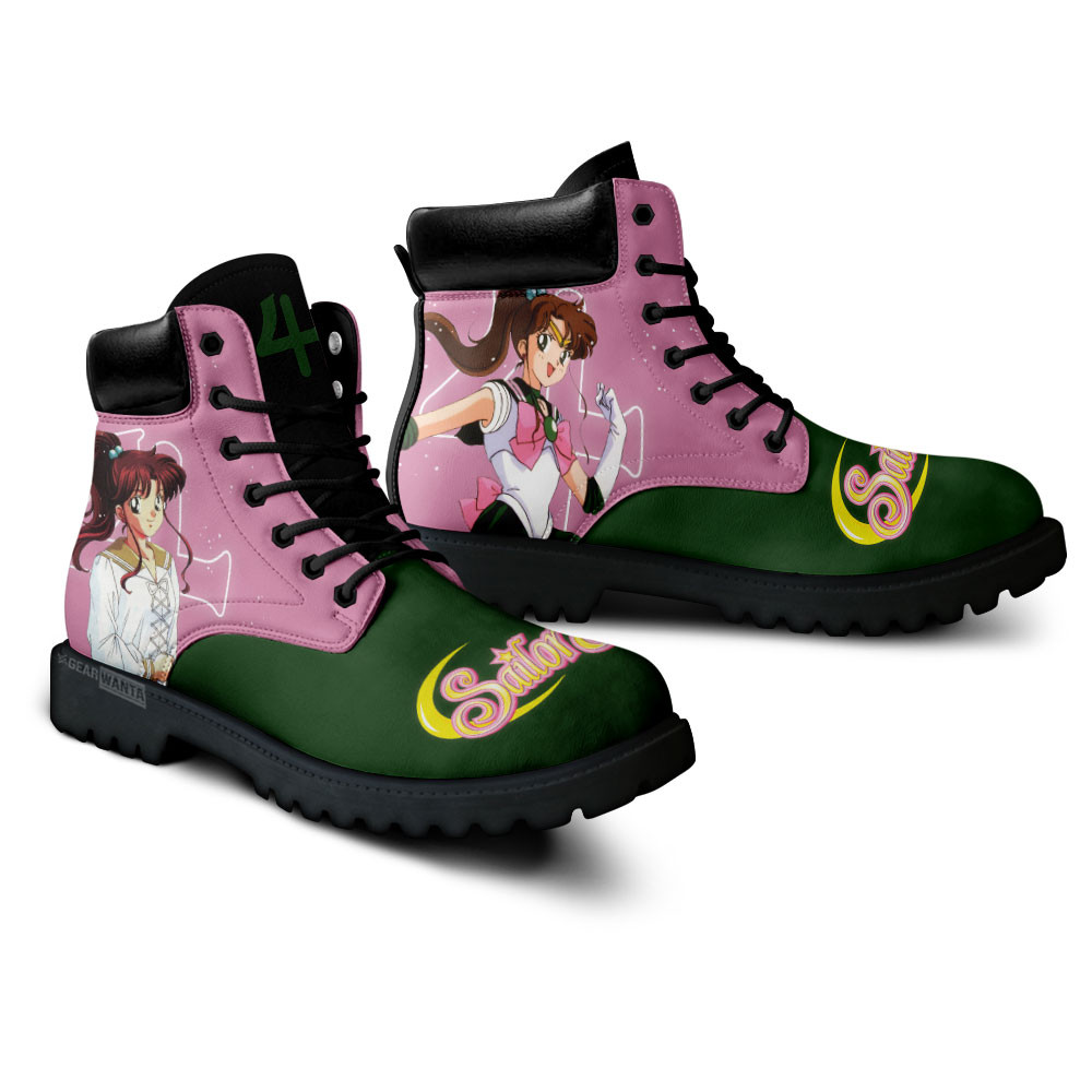 Sailor Jupiter Boots Anime Custom Shoes For Fans