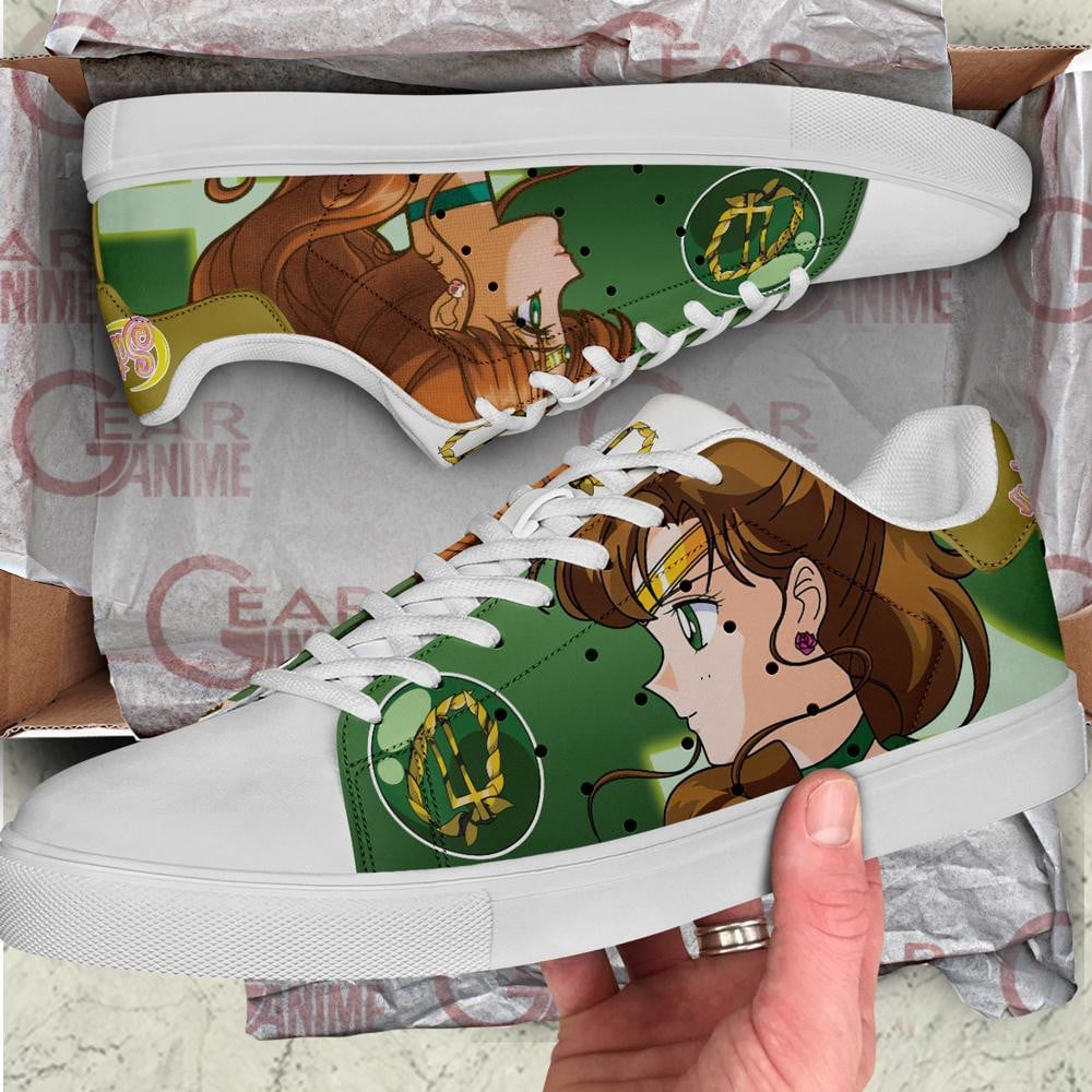 Sailor Jupiter Skate Shoes Sailor Anime Custom Shoes