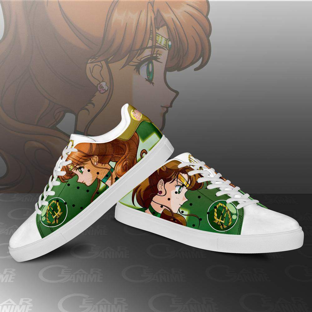 Sailor Jupiter Skate Shoes Sailor Anime Custom Shoes