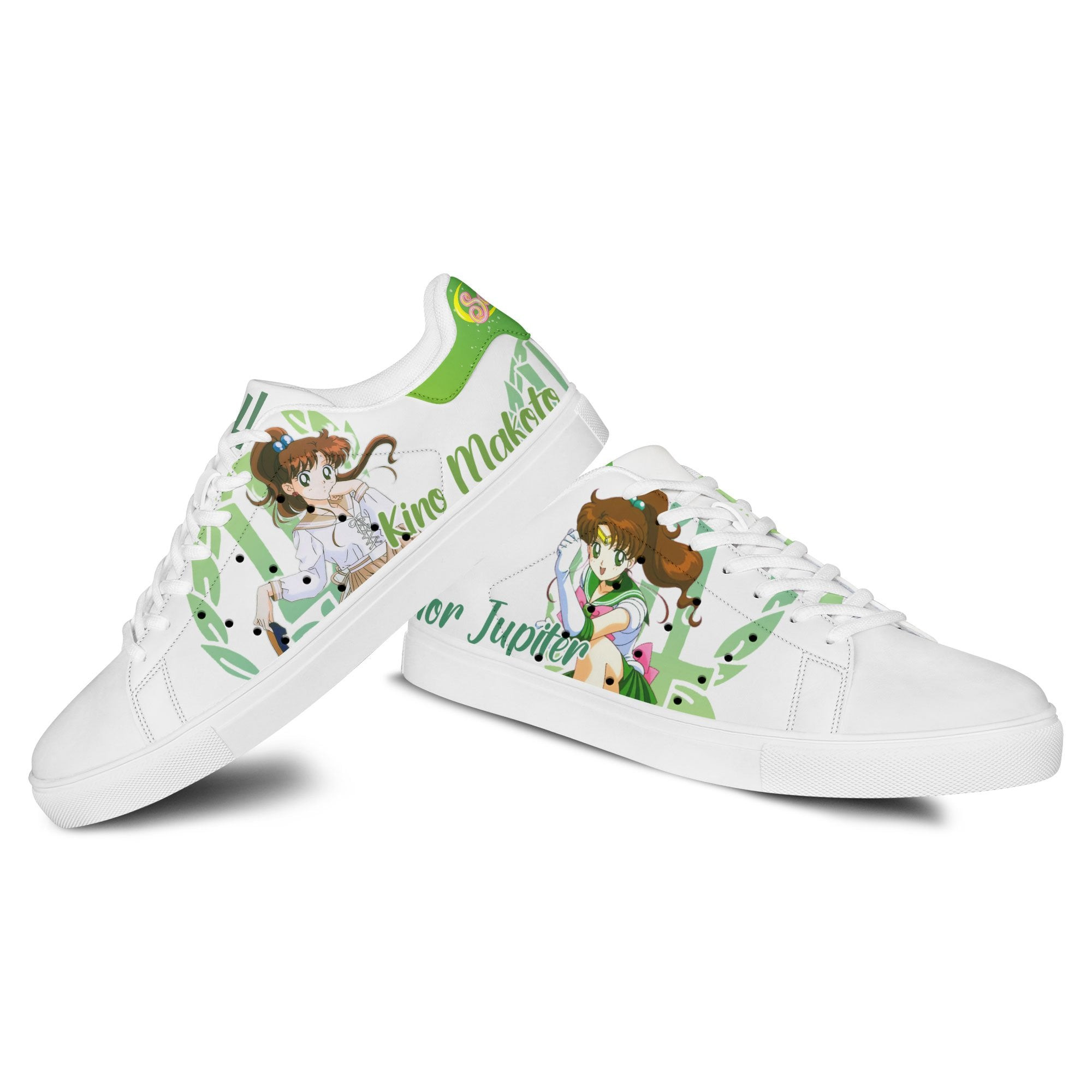 Sailor Jupiter Skate Sneakers Custom Sailor Anime Shoes