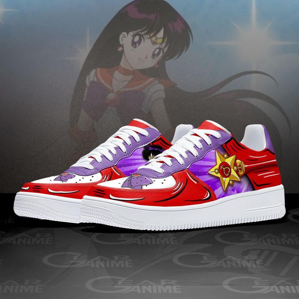 Sailor Mars Air Sneakers Custom Anime Sailor Shoes