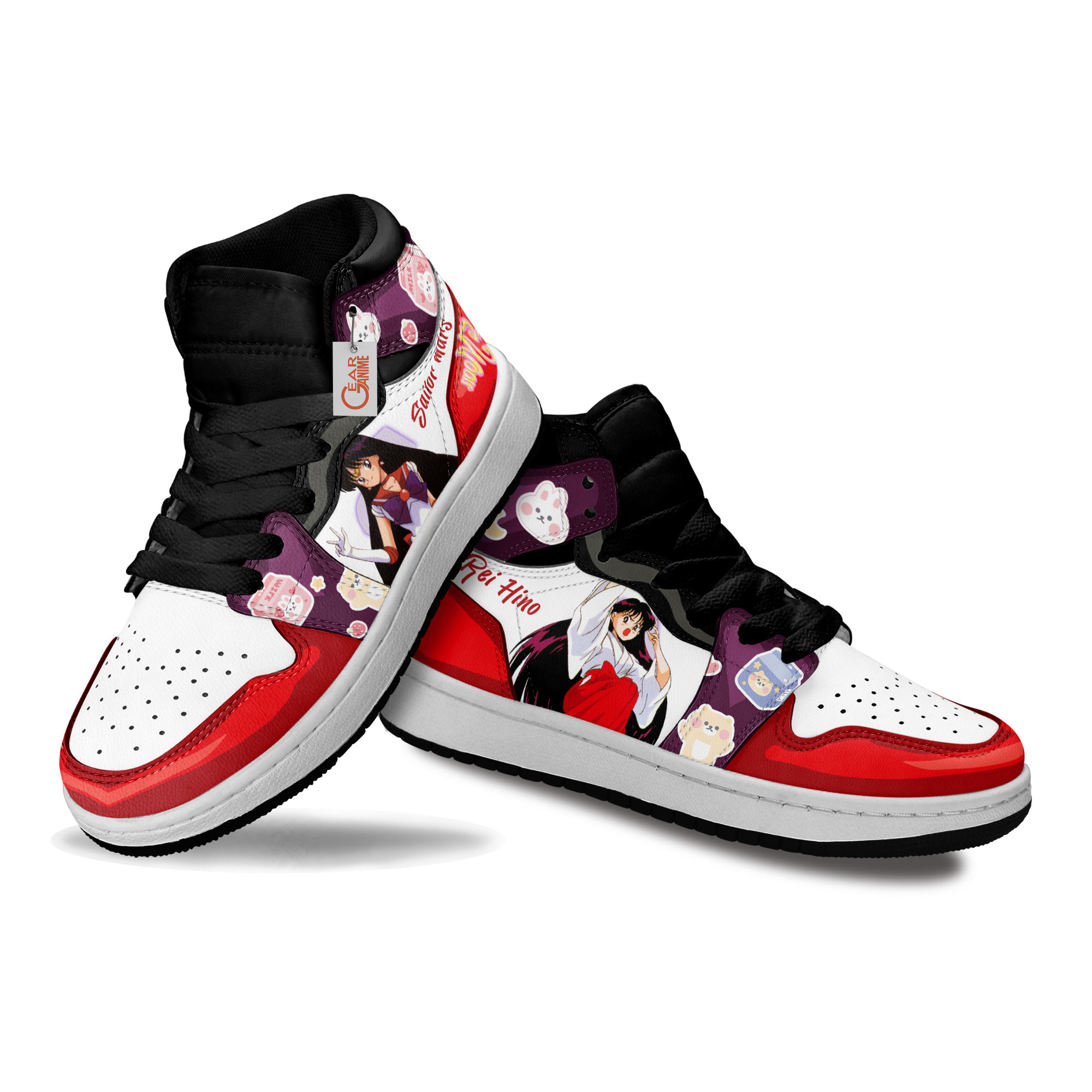 Sailor Mars Anime Kids Sneakers Custom Kids Shoes