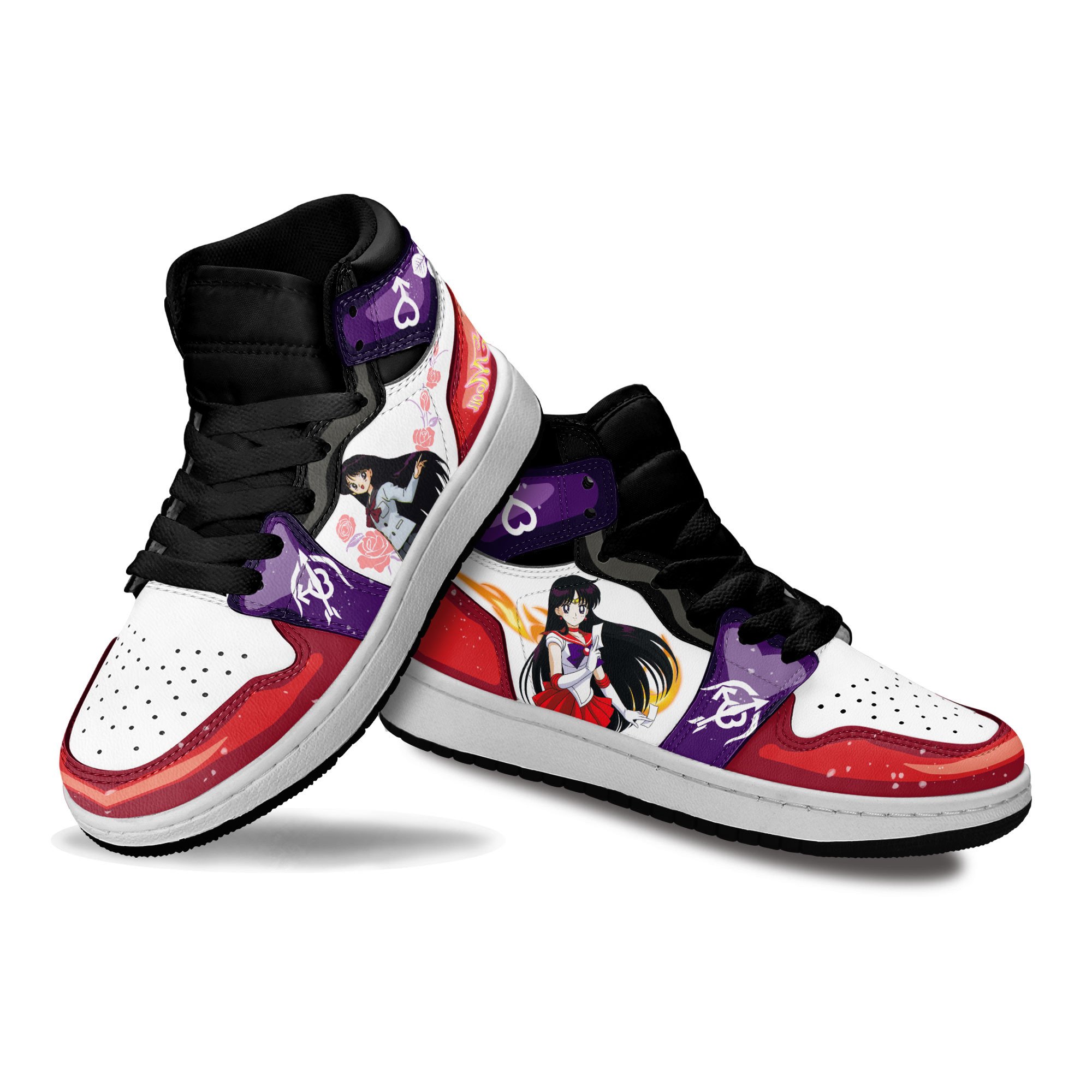 Sailor Mars Kids Sneakers Custom Sailor Anime Shoes For Kids