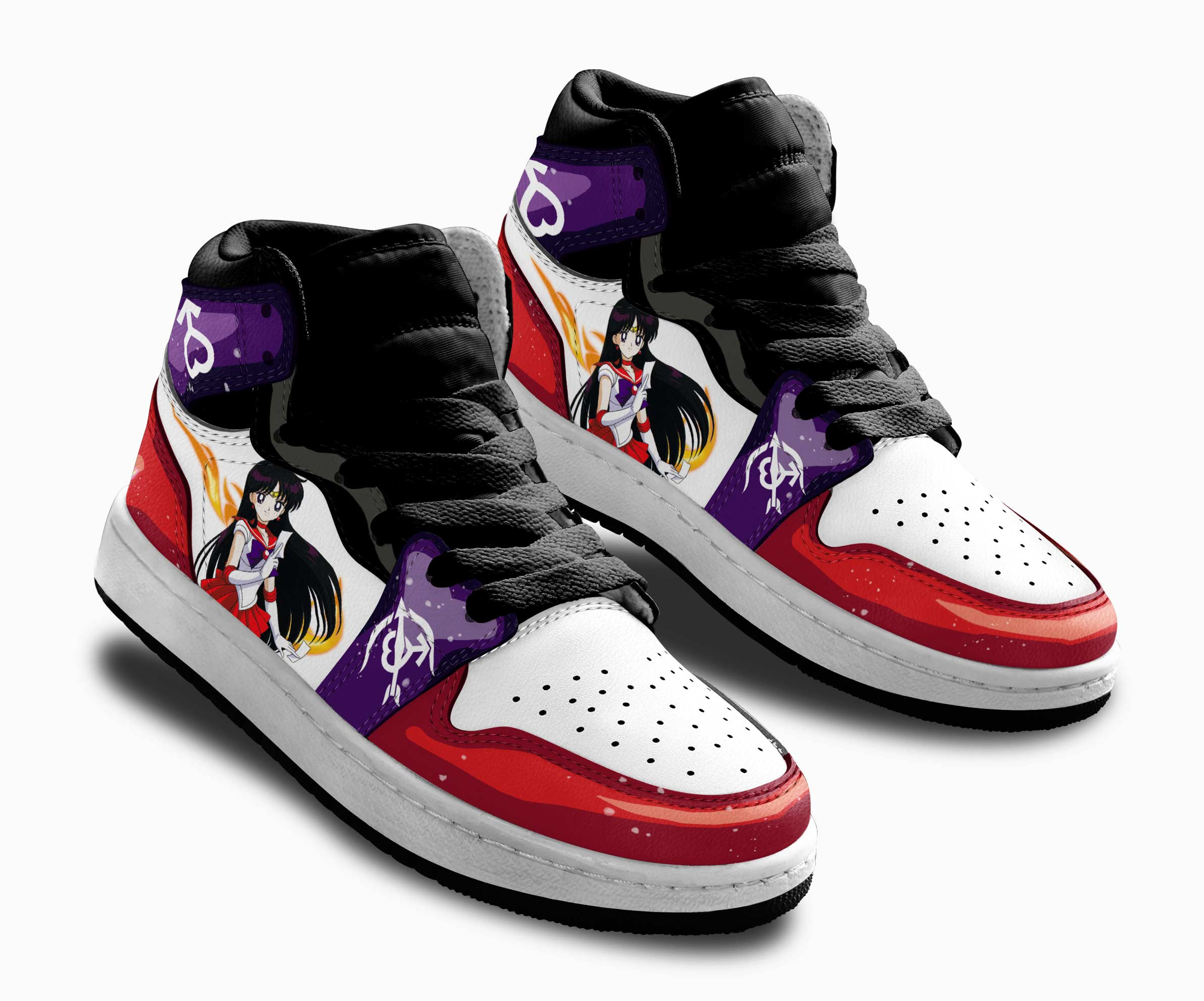 Sailor Mars Kids Sneakers Custom Sailor Anime Shoes For Kids