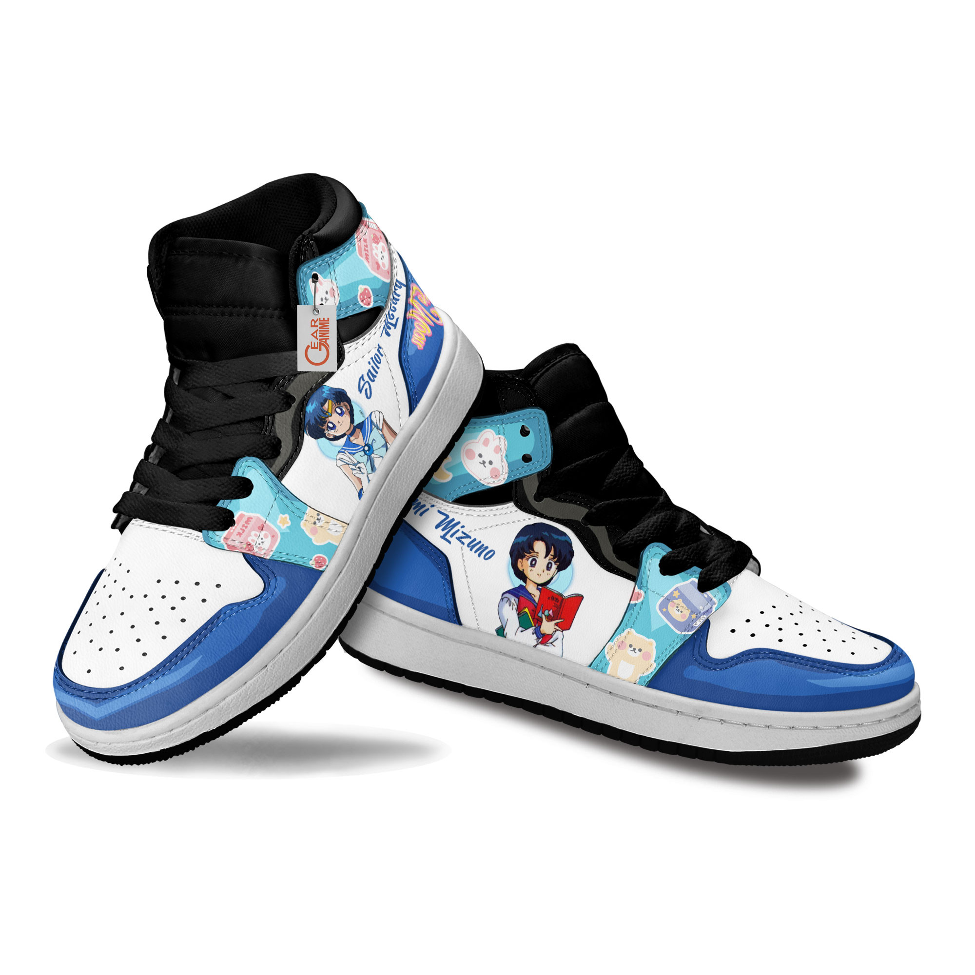 Sailor Mercury Anime Kids Sneakers Custom Kids Shoes