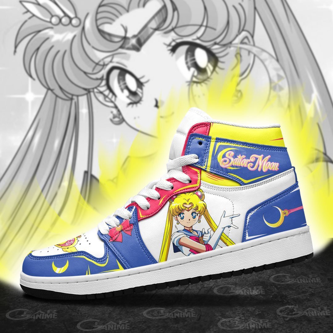Sailor Moon JD1s Sneakers Anime Shoes, Air Jordan Hightop