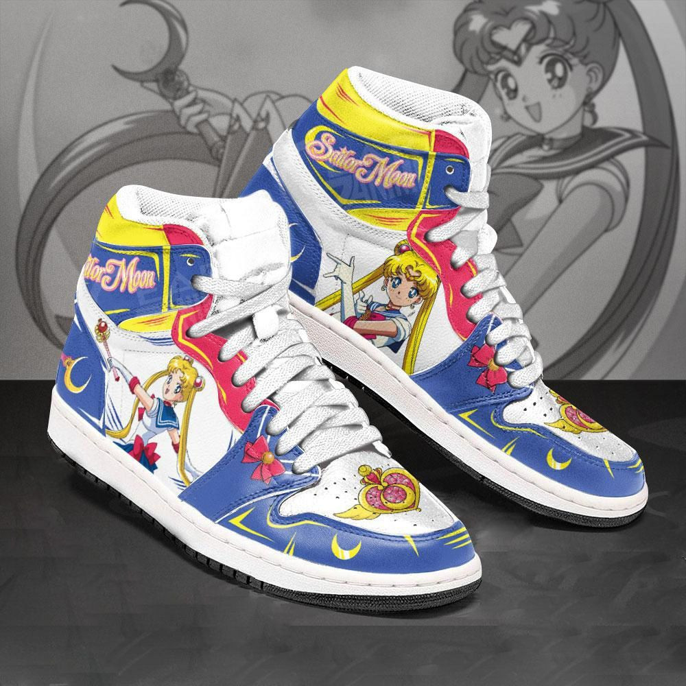 Sailor Moon Sailor Moon Anime 1 High Top Air Jordan Sneaker, Air Jordan Hightop