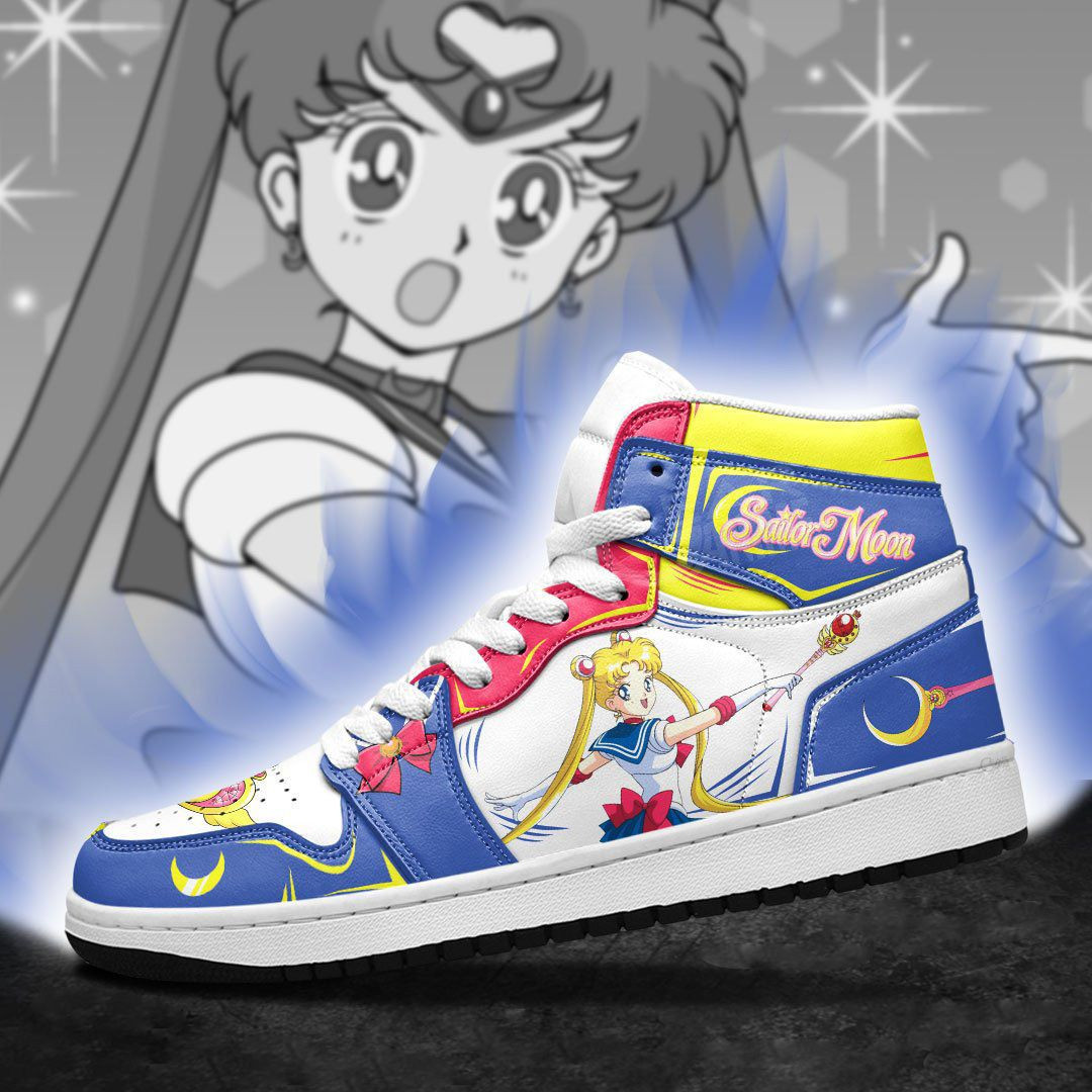 Sailor Moon Sailor Moon Anime 1 High Top Air Jordan Sneaker, Air Jordan Hightop