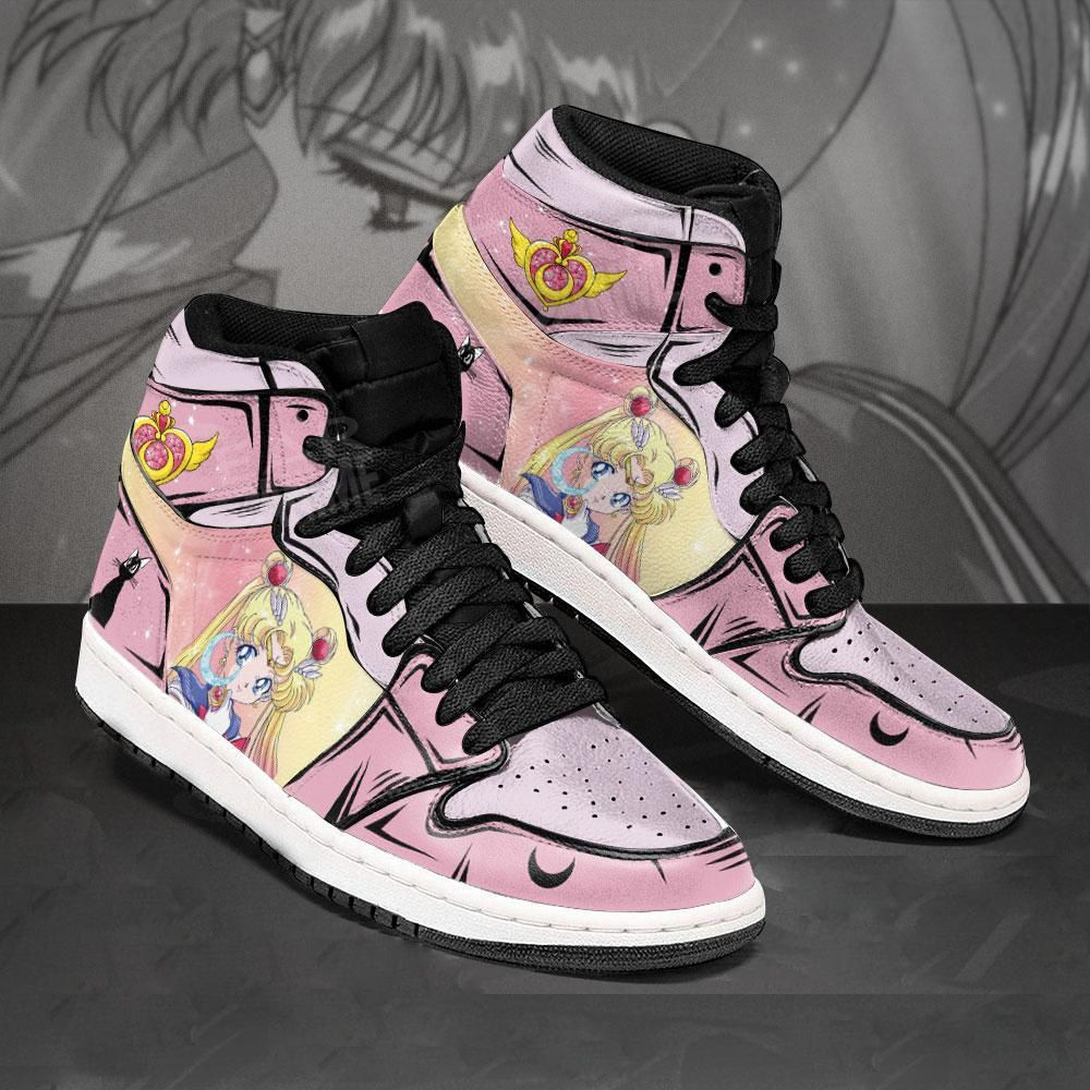 Sailor Moon Sailor Moon Anime 2 High Top Air Jordan Sneaker, Air Jordan Hightop