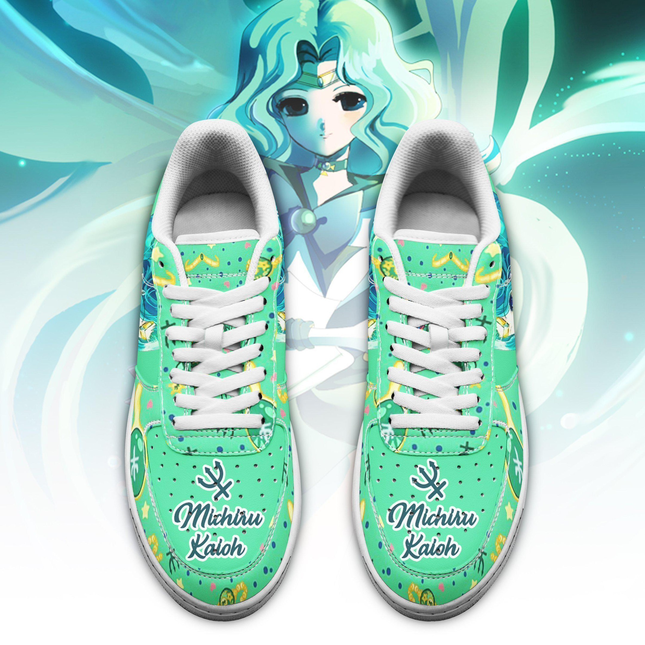 Sailor Neptune Air Sneakers Custom Anime Sailor Moon Shoes