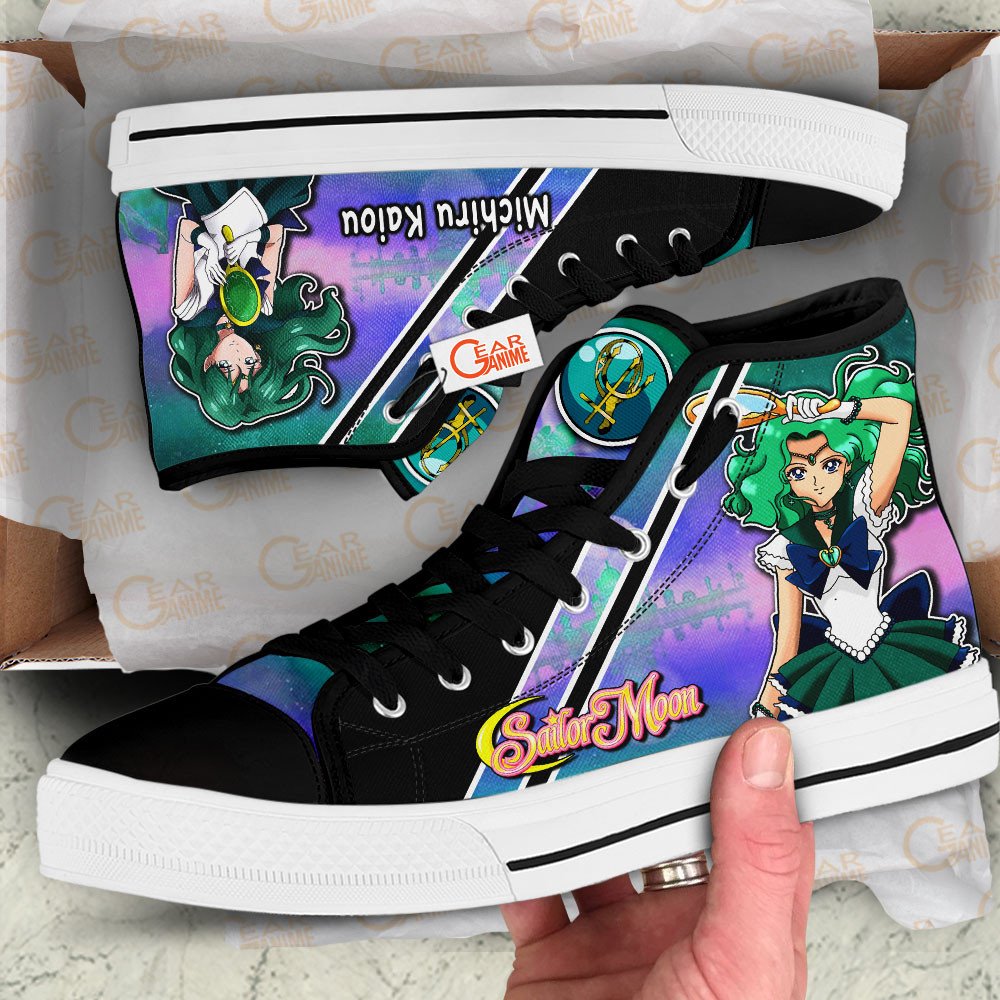 Sailor Neptune Anime Custom High Top Shoes