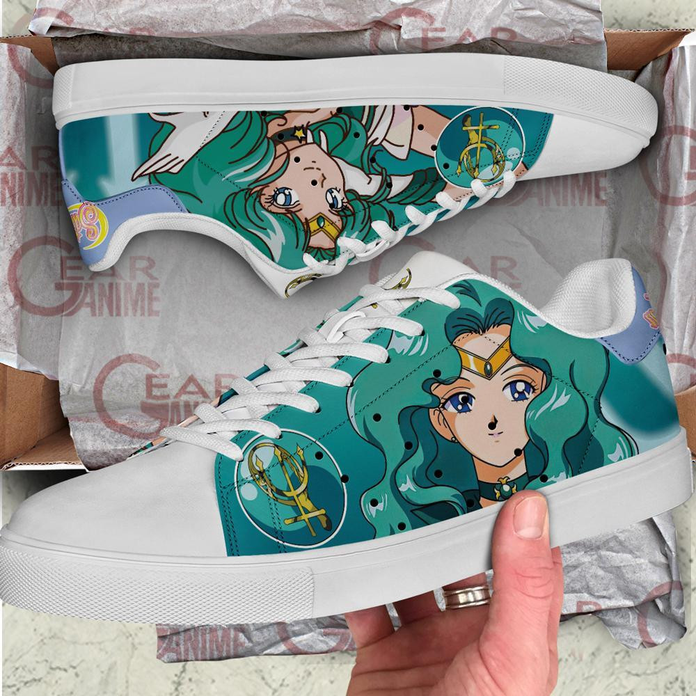 Sailor Neptune Skate Shoes Sailor Anime Custom Shoes