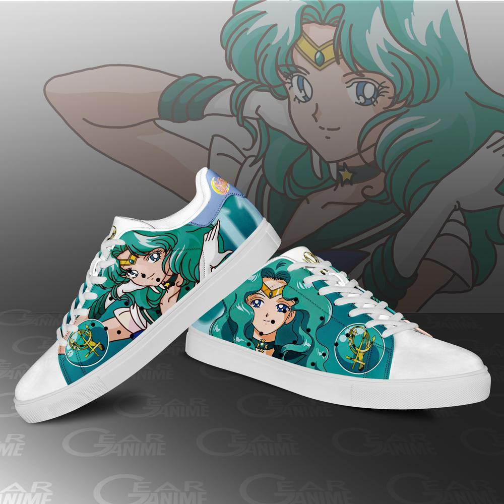 Sailor Neptune Skate Shoes Sailor Anime Custom Shoes
