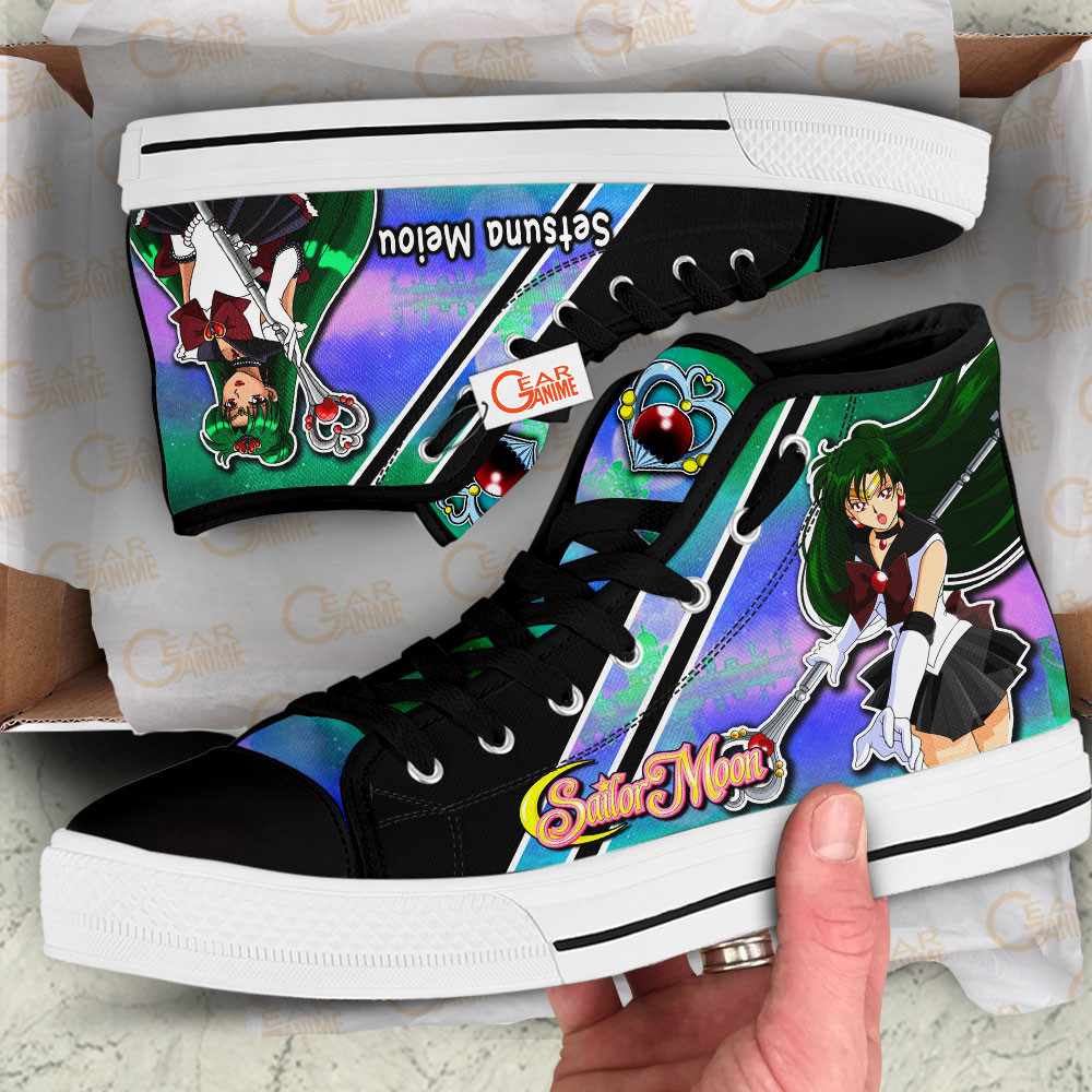 Sailor Pluto Anime Custom High Top Shoes