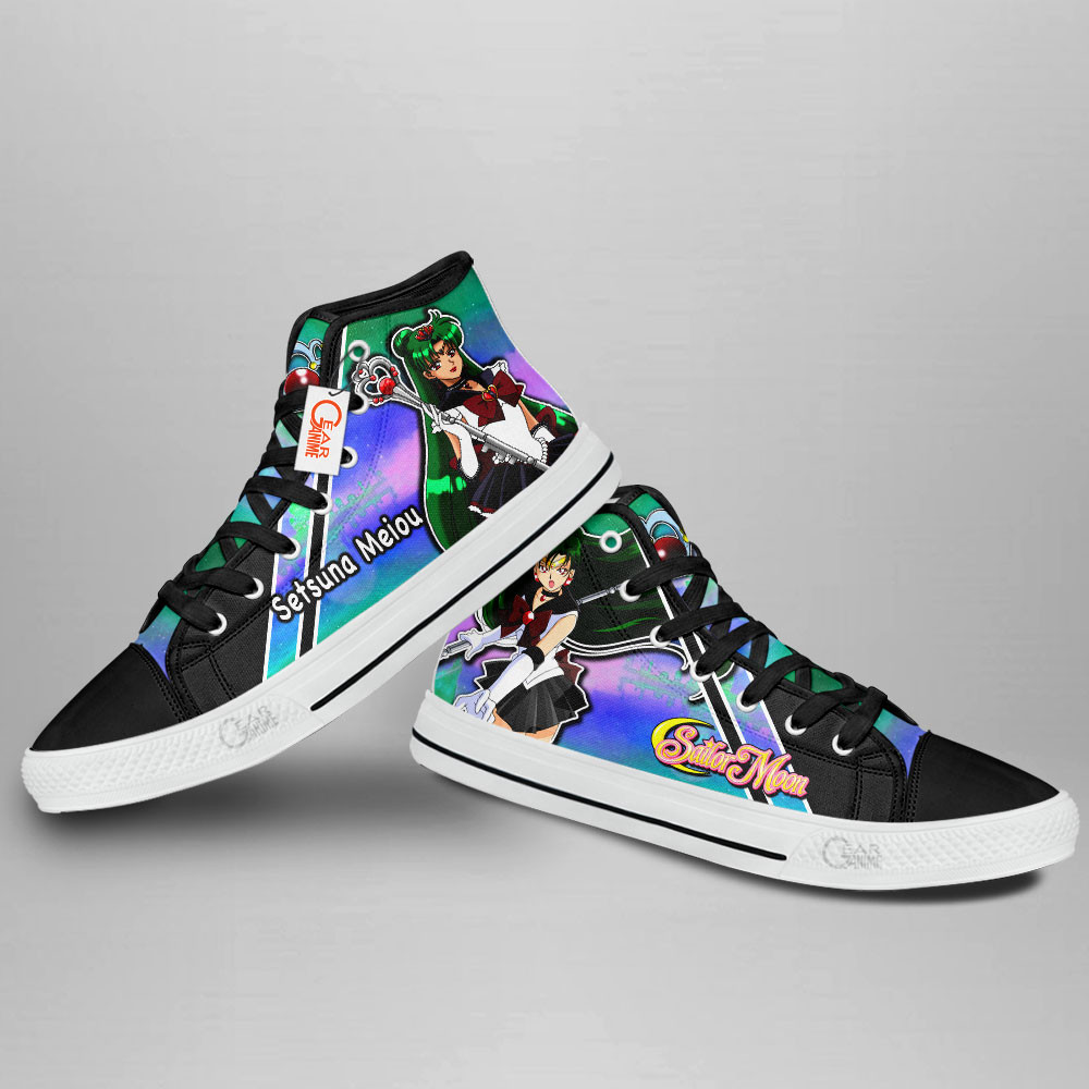 Sailor Pluto Anime Custom High Top Shoes