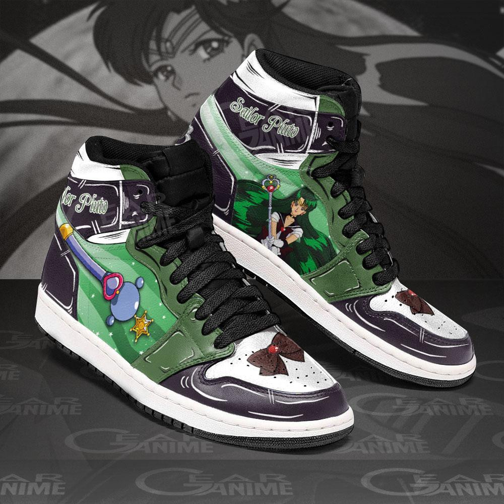 Sailor Pluto JD1s Sneakers Sailor Anime Shoes, Air Jordan Hightop